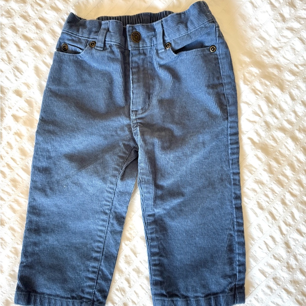 Blue Kids Corduroy Pants